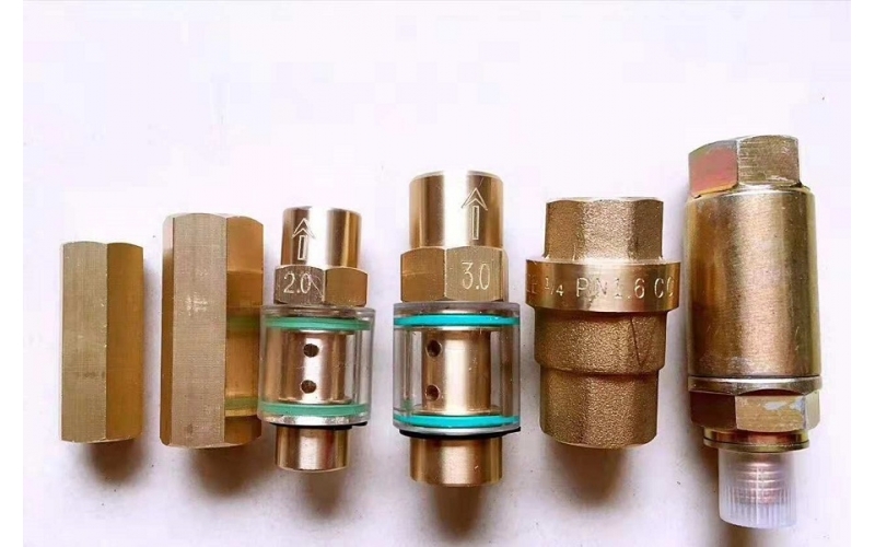 空壓機回油管單向閥可視逆止閥止回閥