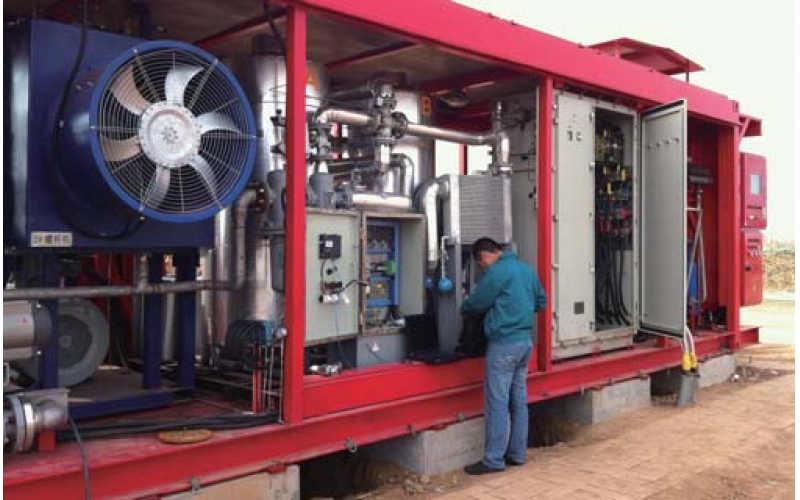 客戶(hù)使用現(xiàn)場(chǎng)：中國(guó)海洋石油總公司 ——天然氣零氣耗干燥機(jī)RGDSI-1200